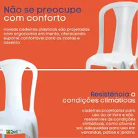 Cadeira de Plástico Duoplastic Veneza