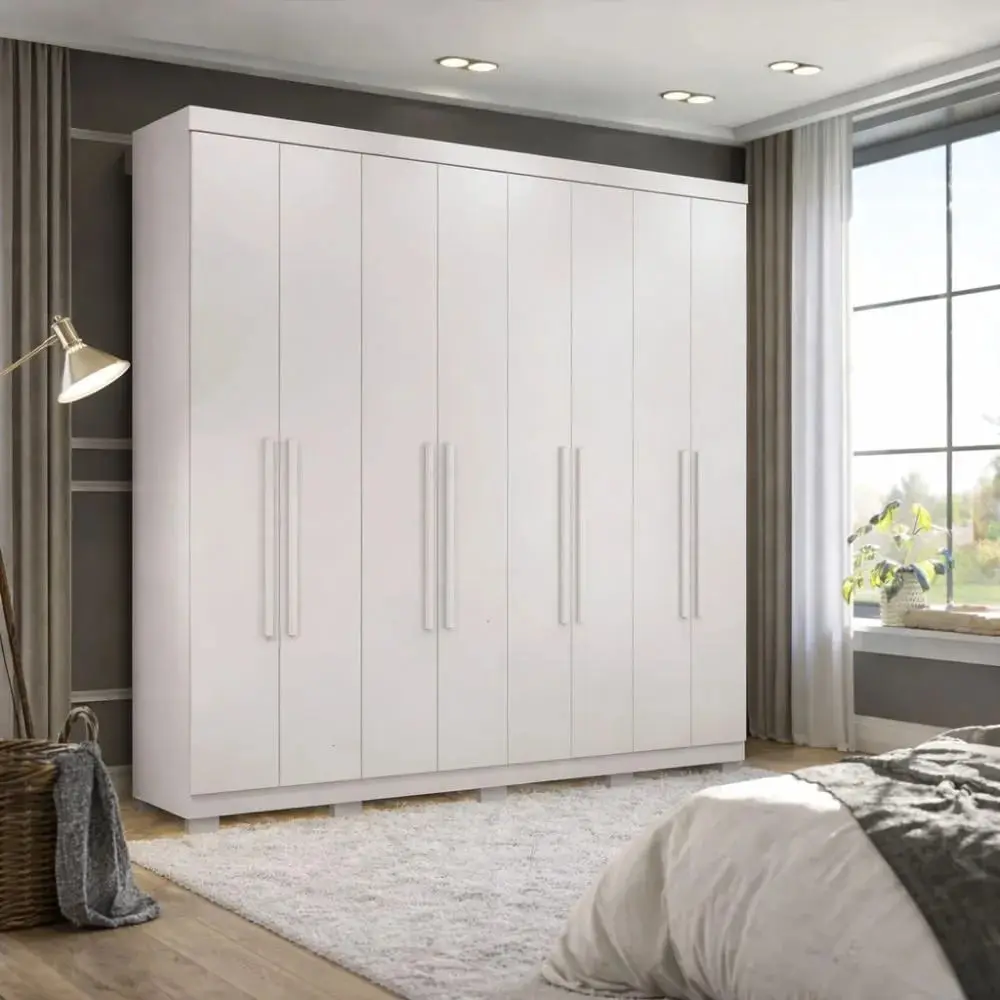 Guarda-Roupa Casal 8 Portas 4 Gavetas Santos Andira Havana Master VIP