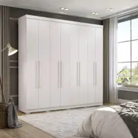 Guarda-Roupa Casal 8 Portas 4 Gavetas Santos Andira Havana Master VIP