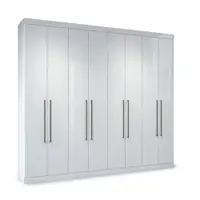 Guarda-Roupa Casal 8 Portas 4 Gavetas Santos Andira Havana Master VIP
