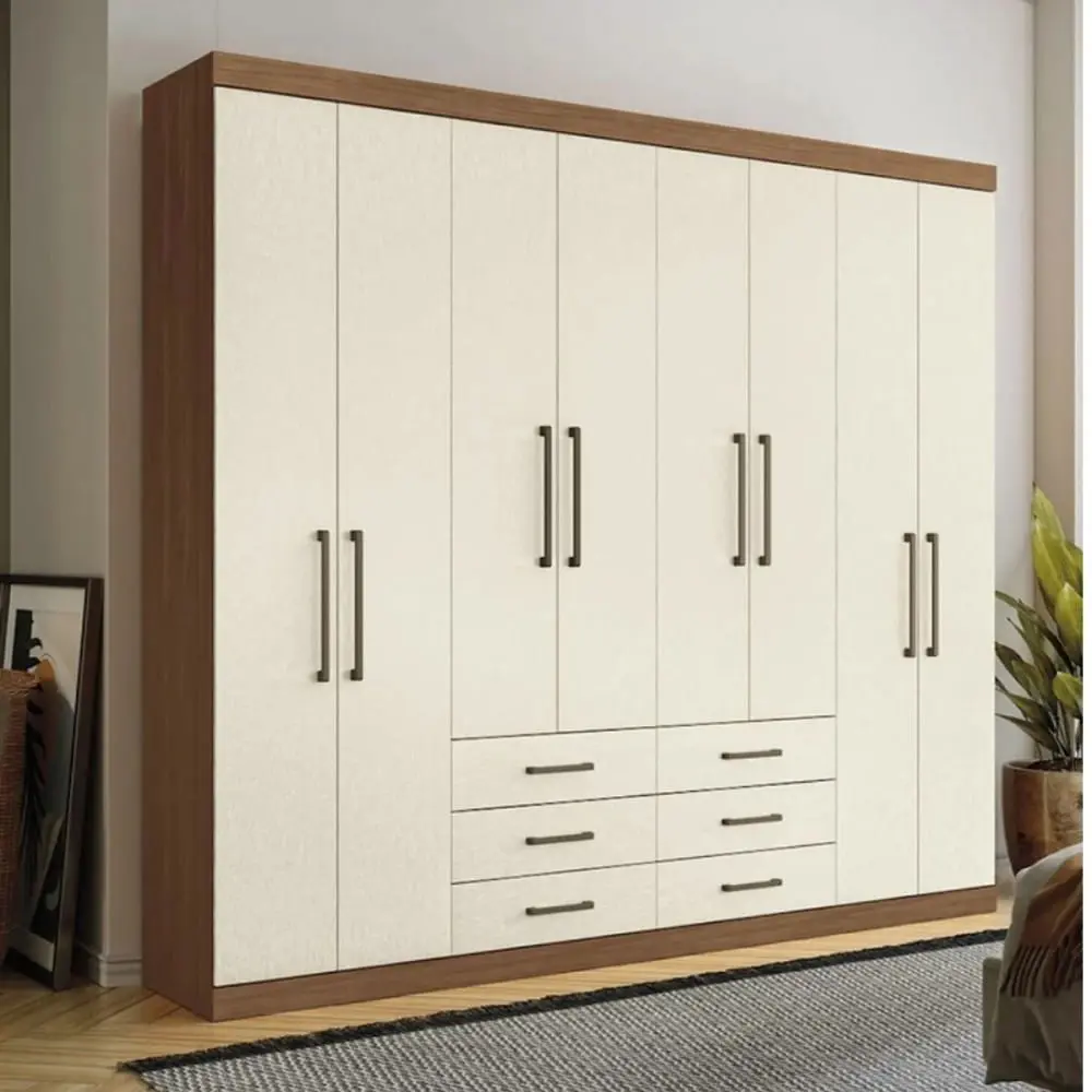 Guarda-Roupa Casal 8 Portas 6 Gavetas Santos Andira Master