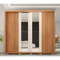 Guarda-Roupa Casal 2 Portas 4 Gavetas Caemmun Moviment