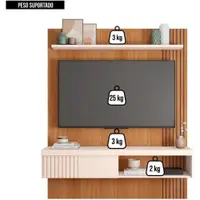 Painel Para TV Até 55 Polegadas Esmeralda Caemmun 1,50