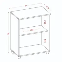 Balcão de Cozinha 61 cm 2 Portas Aramoveis Denver