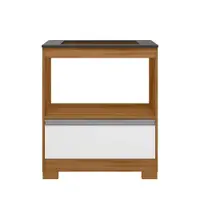 Balcão de Cozinha 75 cm 1 Porta 1 Gaveta com Tampo Notável 3110
