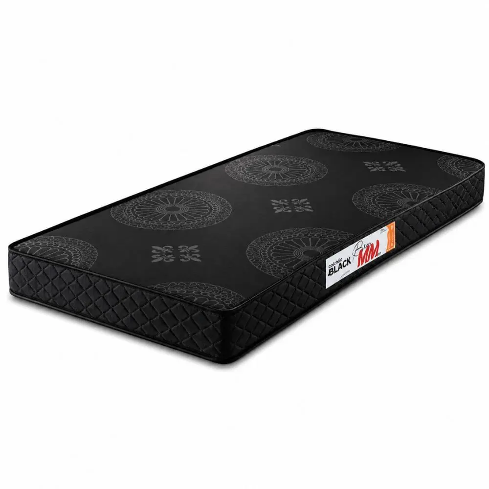 Colchão Solteiro Espuma D20 Bem MM Black Hellen 88x188x12cm