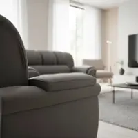 Conjunto de Sofá Paraná Fluence 3 e 2 Lugares com Estrutura Reforçada e Assento Confortável