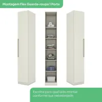 Roupeiro Modulado 1 Porta Henn Seletto