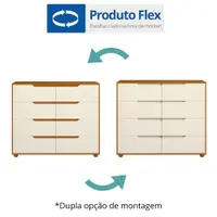Cômoda 8 Gavetas Albatroz Doble
