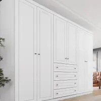 Guarda-Roupa Casal 6 Portas 4 Gavetas Henn Americano