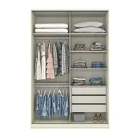 Módulo Guarda-Roupa 2 Portas 4 Gavetas Henn Seletto