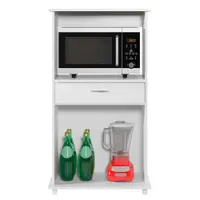 Balcão de Cozinha 67 cm 2 Portas 1 Gaveta com Tampo Notavel