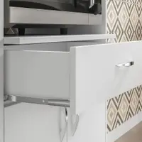 Balcão de Cozinha 67 cm 2 Portas 1 Gaveta com Tampo Notavel