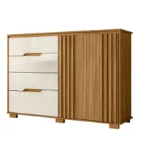 Cômoda 2 Portas 4 Gavetas Moval Texas