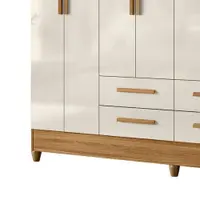 Guarda-Roupa Casal 8 Portas 4 Gavetas Moval Florida