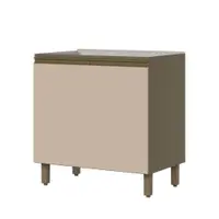 Balcão sem Tampo 2 Portas Henn Connect 80 cm