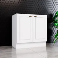 Balcão Sem Tampo 2 Portas Americana Henn 80cm