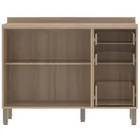 Balcão de Cozinha 120 cm 2 Portas 3 Gavetas sem Tampo Luciane Yara