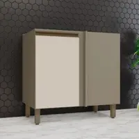 Balcão de Canto 84 cm 1 Porta Henn Connect