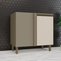 Balcão de Canto 84 cm 1 Porta Henn Connect