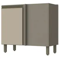 Balcão de Canto 84 cm 1 Porta Henn Connect