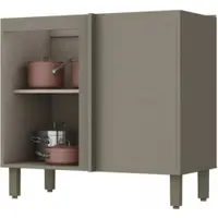 Balcão de Canto 84 cm 1 Porta Henn Connect
