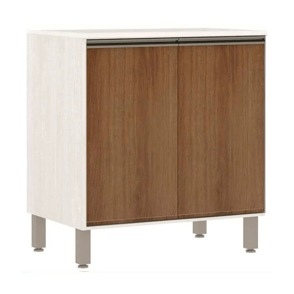 Balcão de Cozinha 80 cm 2 Portas com Tampo Luciane Línea