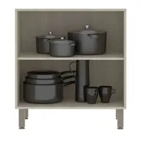 Balcão de Cozinha 80 cm 2 Portas com Tampo Luciane Línea