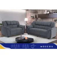 Conjunto de Sofá 2 e 3 Lugares Moscou Flash Paraná