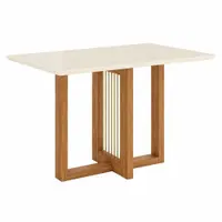 Conjunto Mesa Henn Natali Tampo De Vidro 4 Cadeiras