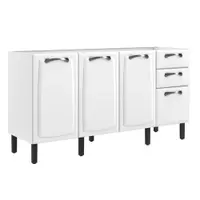 Balcão de Cozinha 160 cm 4 Portas 2 Gavetas sem Tampo Itatiaia New Premium