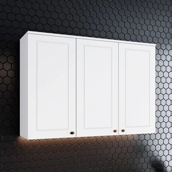 Armário de Cozinha 3 Portas Americana Henn 120cm