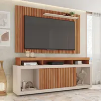 Rack Com Painel Para TV Até 65 Polegadas New Oscar Caemmun 1,8
