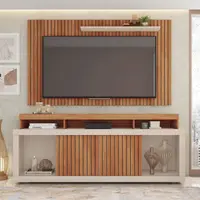 Rack Com Painel Para TV Até 65 Polegadas New Oscar Caemmun 1,8