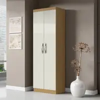 Armário Multiuso Lavanderia 170cm 2 Portas 3 Prateleiras Aramoveis New