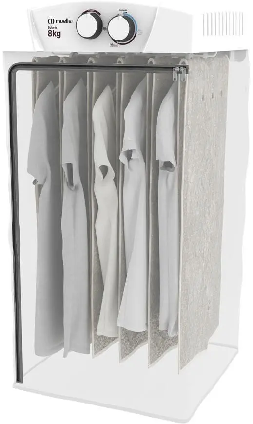 Secadora de Roupas Mueller Solaris 8Kg Branca 220V