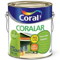 Tinta Acrílica Coralar Branco Fosco 3,6L