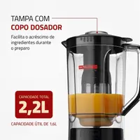 Liquidificador Mondial L-99 Preto 220V
