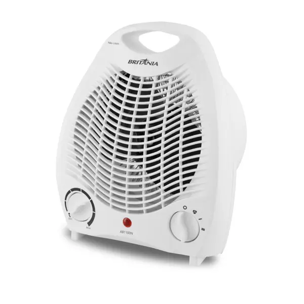 Aquecedor de Ar Elétrico Termoventilador Britânia Branco AB1100N 1500W 110V