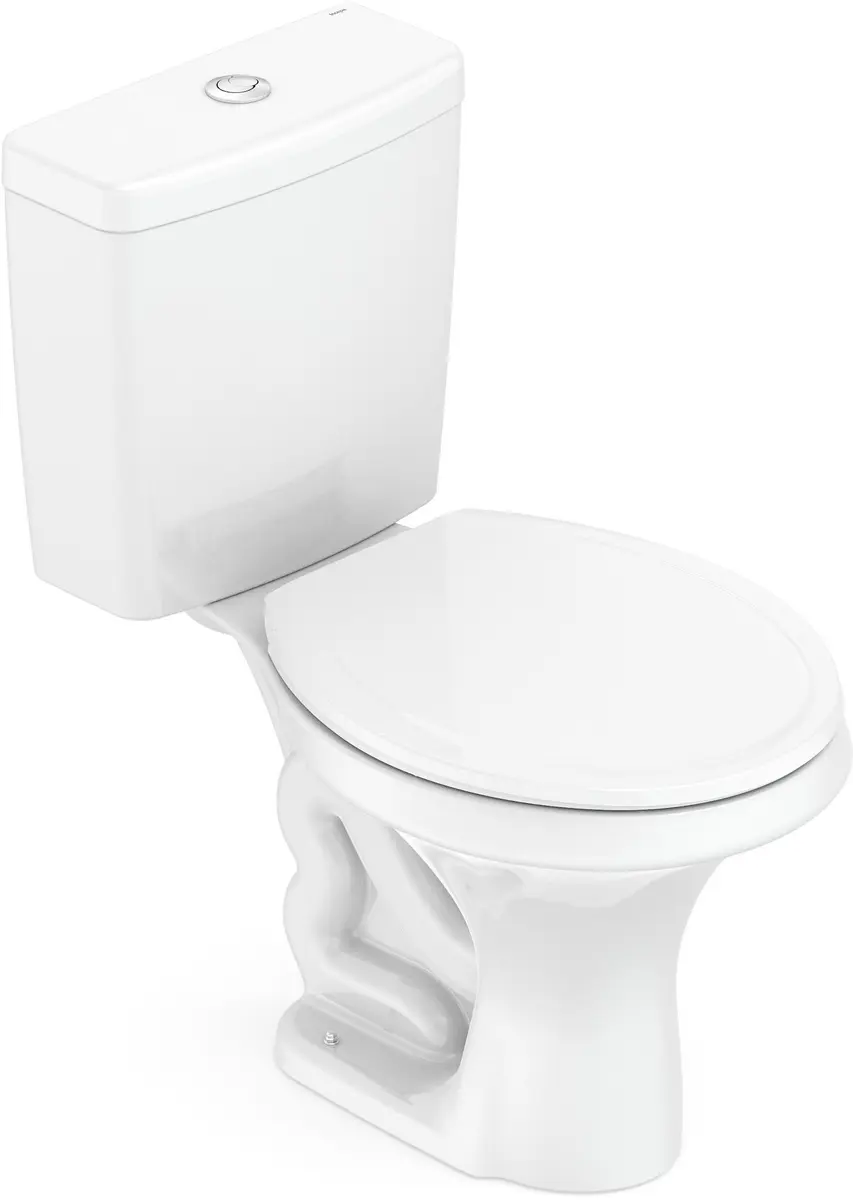 Vaso Sanitário com Caixa Acoplada Incepa Zip Ecoflush com Acessórios Acionamento Duplo Branco 3/6 Litros