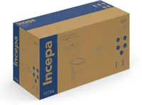 Vaso Sanitário com Caixa Acoplada Incepa Zip Ecoflush com Acessórios Acionamento Duplo Branco 3/6 Litros