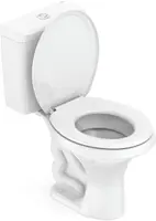 Vaso Sanitário com Caixa Acoplada Incepa Zip Ecoflush com Acessórios Acionamento Duplo Branco 3/6 Litros
