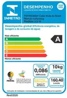 Máquina de Lavar Roupas Colormaq LCS10 10Kg Branco 220V