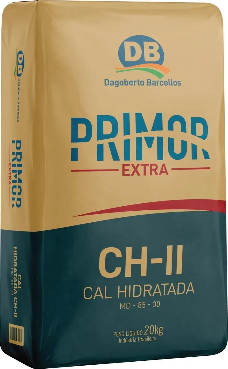 Cal Hidratada Primor Extra CHII Dagoberto Barcellos 20Kg