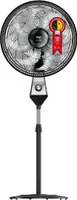 Ventilador de Coluna Wap Flow Turbo 8 Pás Preto e Cinza 220V