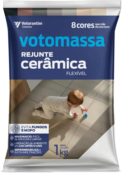 Rejunte Votoran Flexível Branco 1Kg