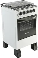 Fogão a Gás de Piso 4 Bocas Braslar New Sirius com Acendimento ManualBranco