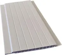 Forro PVC Semita Frisado Branco Gelo 5mm 10cm 6m