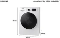 Máquina Lava e Seca Roupas Samsung WD11A 11Kg Branco 220V