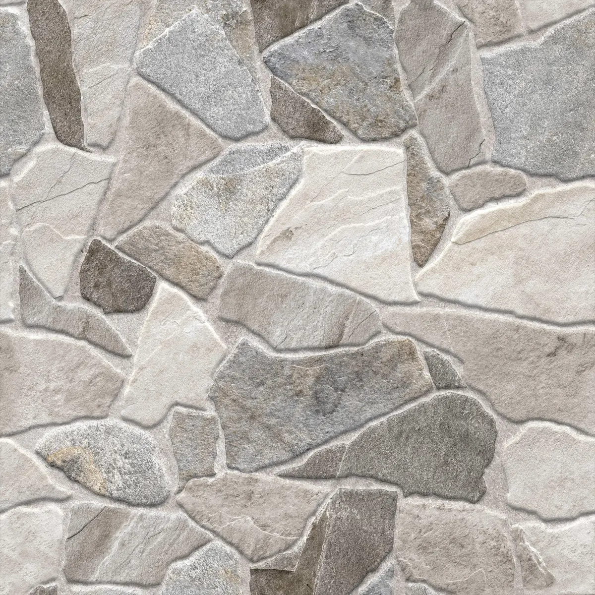 Cerâmica Cejatel 53x53cm Mykonos Gray Antideslizante Classe A LE
